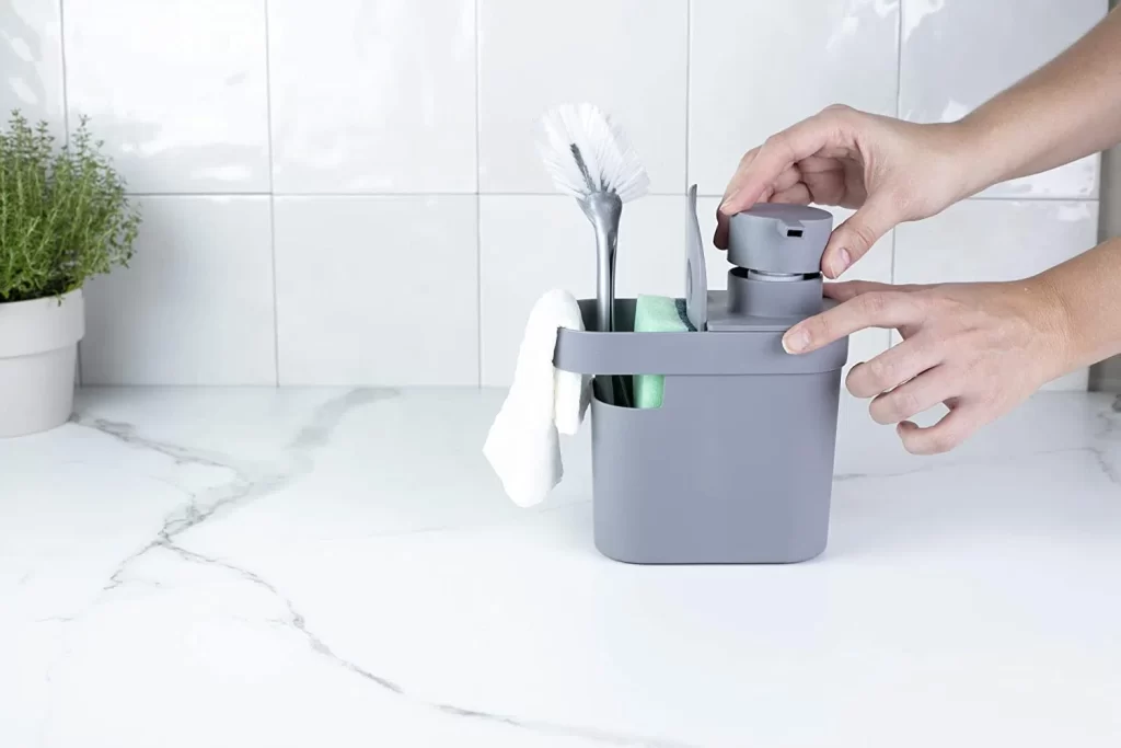 Designer Inovador Dispenser de Detergente e Organizador Trium Chumbo 650ml