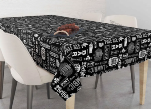 Toalha de mesa para decorar sua mesa posta toalha retangular boteco