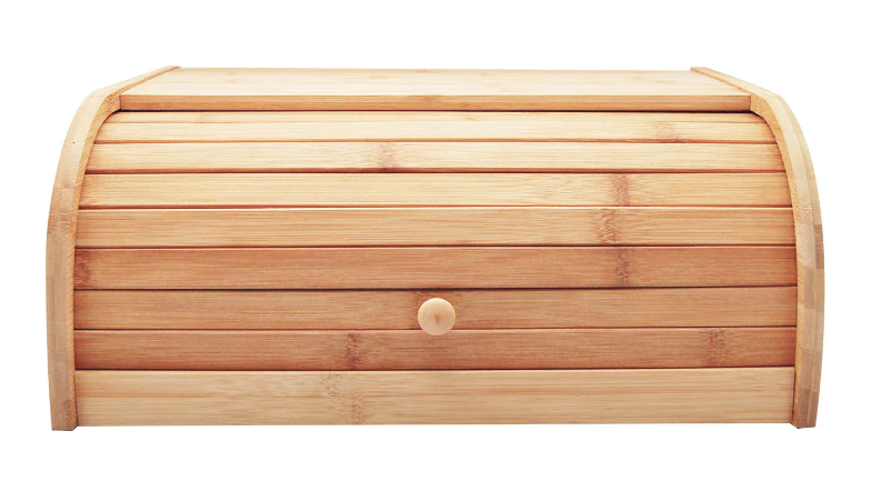 porta pão em bambu para cantinho do café de outono