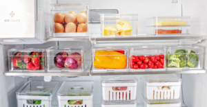 Organize sua geladeira de forma inteligente, potes herméticos