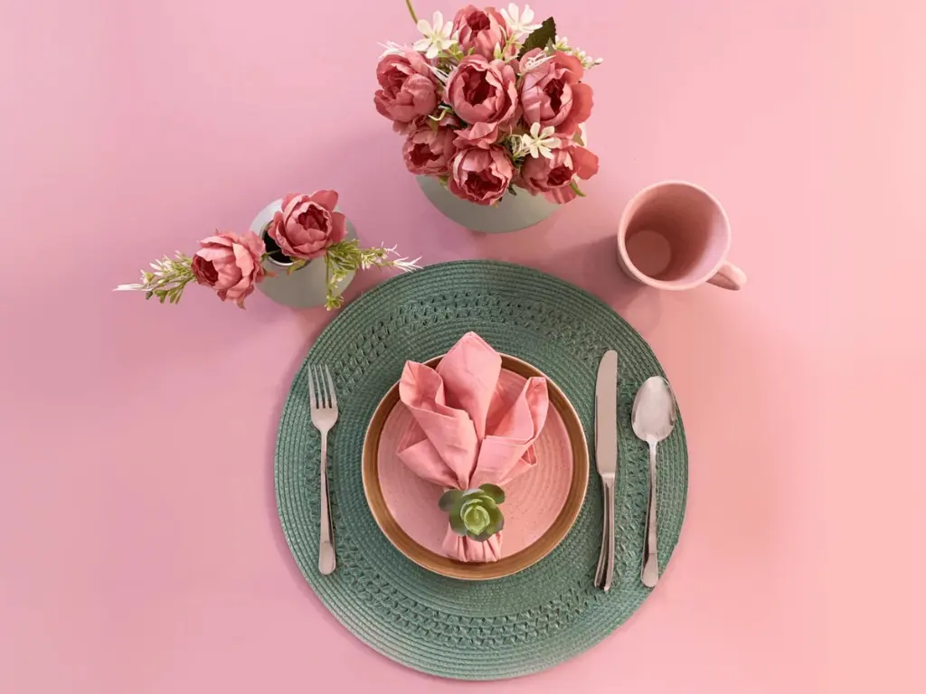 Mesa posta dia das mães
