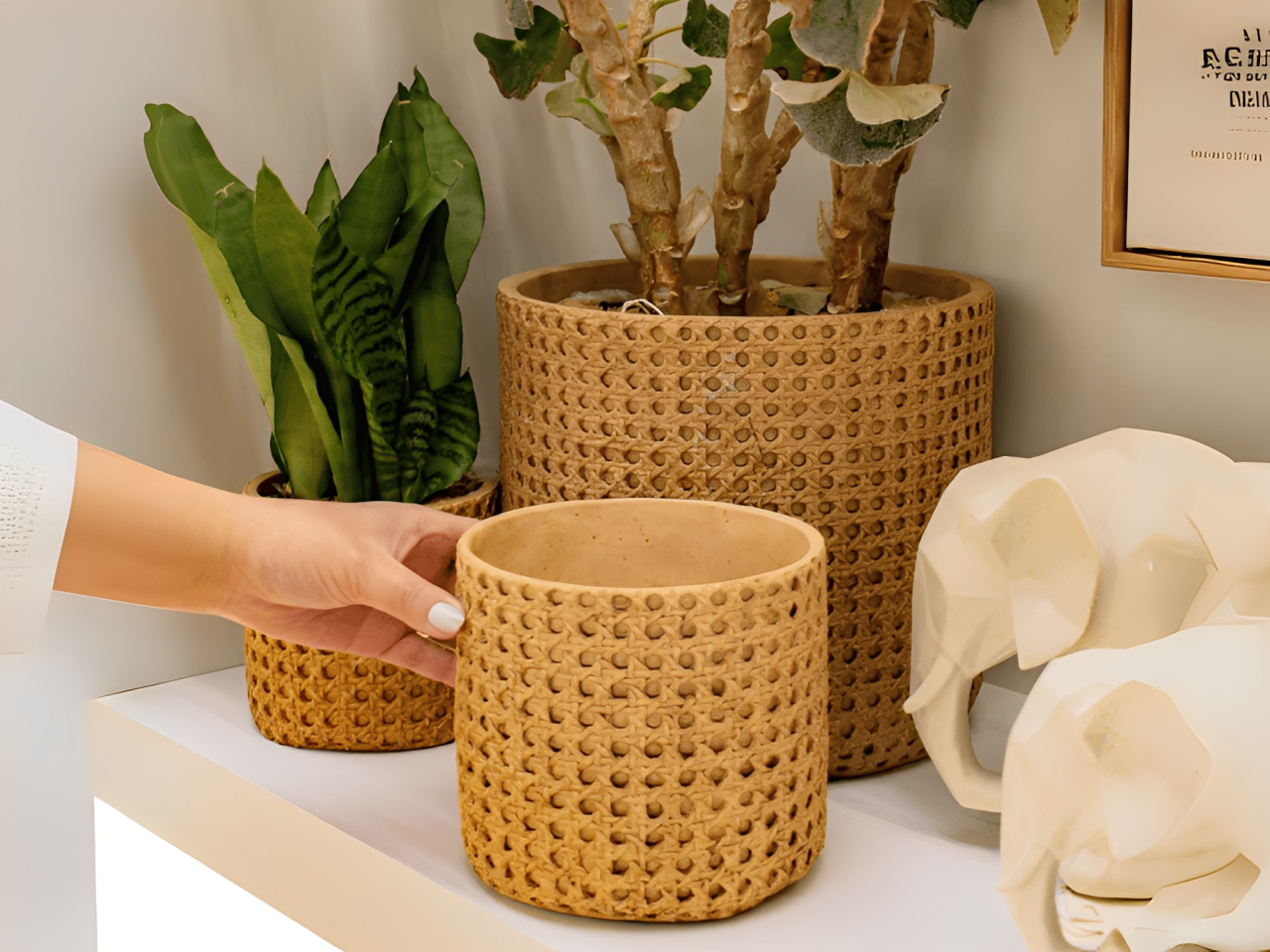 Texturas que aquecem: madeira, bambu e fibras naturais para um toque orgânico no lar