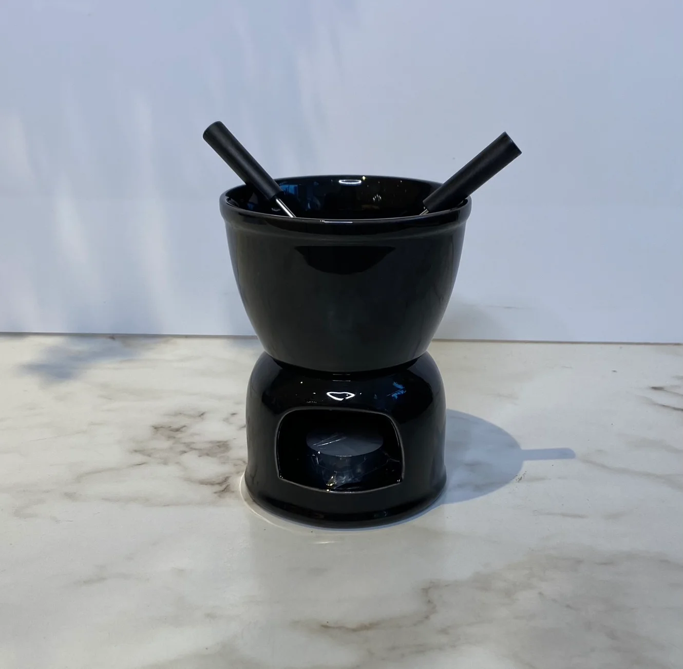 Decoração de inverno 2023: transforme seu lar 6 Aparelho de Fondue para Duas Pessoas Preto