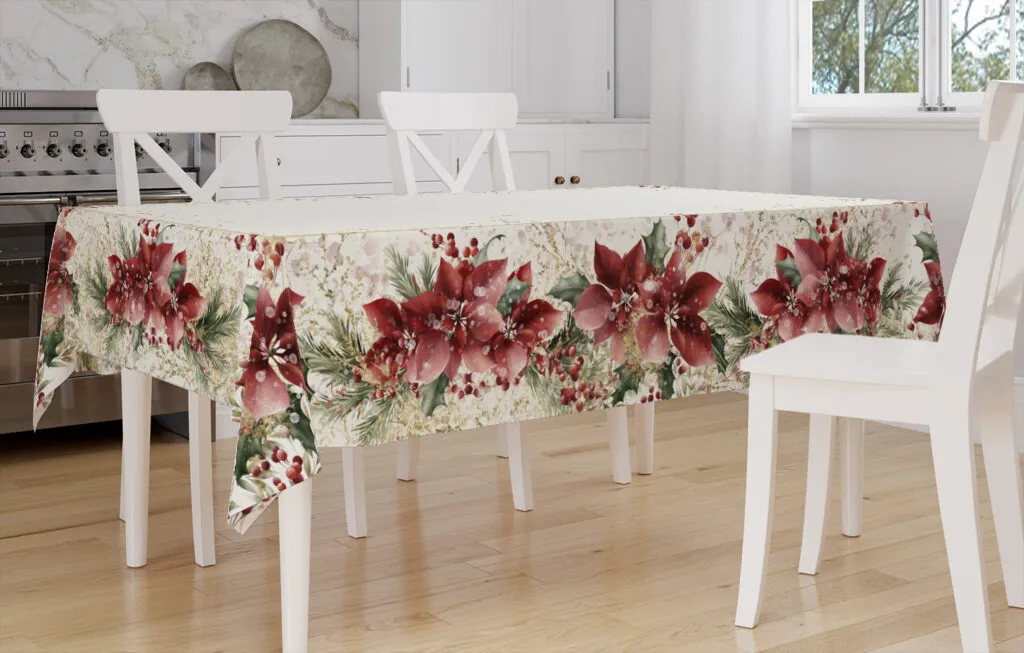 ceia de natal toalha de mesa