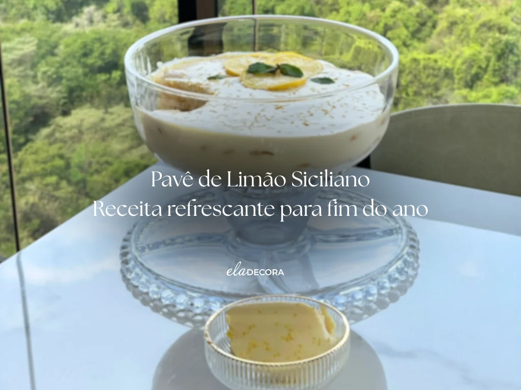Pavê de Limão Siciliano: Receita Refrescante e Elegante para o Fim de Ano